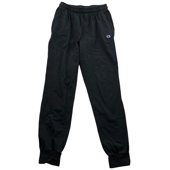 Champion Men's Sweatpants Medium Black Jogger Casual Pull On Athleisure - Picture 1 of 13